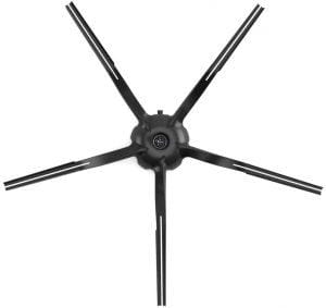 Xiaomi Roborock silikoni sivuharja (2kpl) - Musta