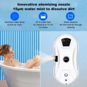 Liectroux Yw610 Window Cleaning Robot Water Spray Ultrathin Window Robot Vacuum Cleaner Glass Wiper Dry Wet 5.webp